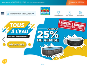 'cash-piscines.com' screenshot