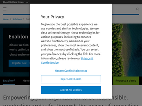 'enablon.com' screenshot