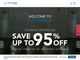 'onthehub.com' screenshot