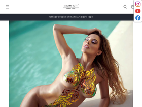 miamiartbodytape.com homepage screenshot