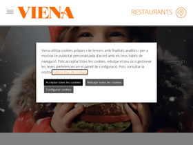 'viena.es' screenshot