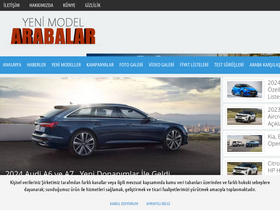 'yenimodelarabalar.com' screenshot
