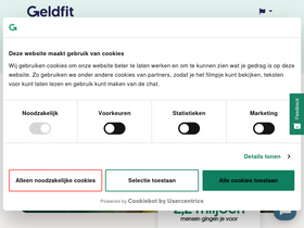 'geldfit.nl' screenshot