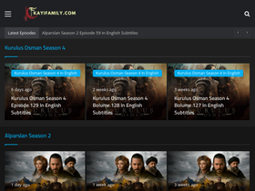 'kayifamily.com' screenshot