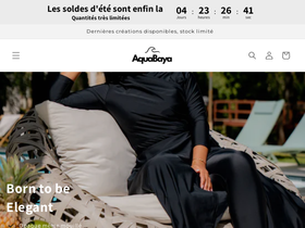 aquabaya.com homepage screenshot