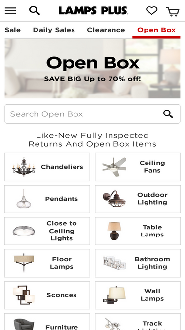 lampsplusopenbox.com