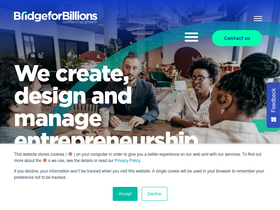 'bridgeforbillions.org' screenshot