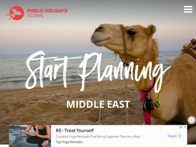 'publicholidays.me' screenshot