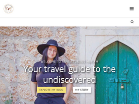 'adventurousmiriam.com' screenshot