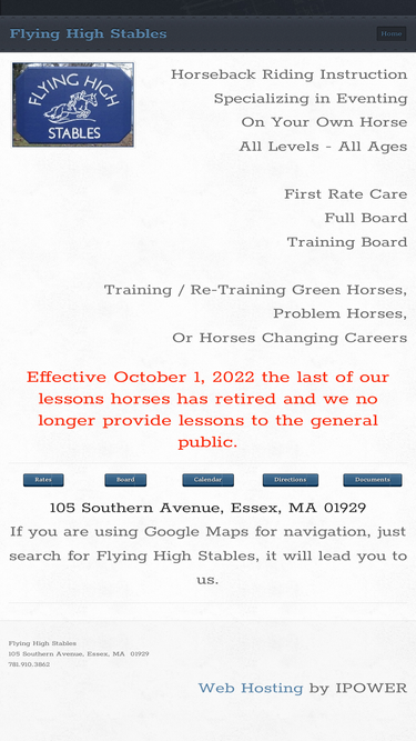 flyinghighstables.com