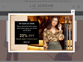 'lizjordan.com.au' screenshot