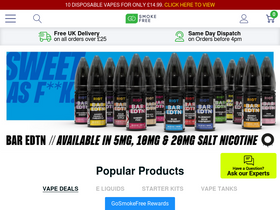 'gosmokefree.co.uk' screenshot