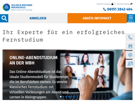 'wb-fernstudium.de' screenshot