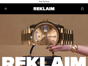 reklaim.com homepage screenshot