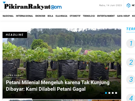 'denpasarupdate.pikiran-rakyat.com' screenshot