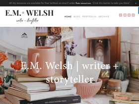 'emwelsh.com' screenshot