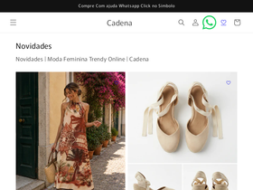cadena.pt homepage screenshot