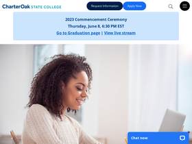 'charteroak.edu' screenshot