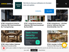 '3dmodelshare.org' screenshot
