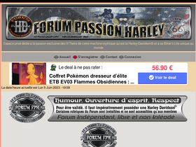 'passion-harley.net' screenshot