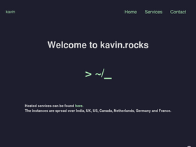 'kavin.rocks' screenshot