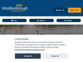 'middlesbrough.gov.uk' screenshot