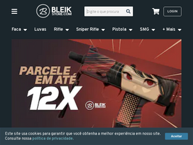'bleikstore.com' screenshot