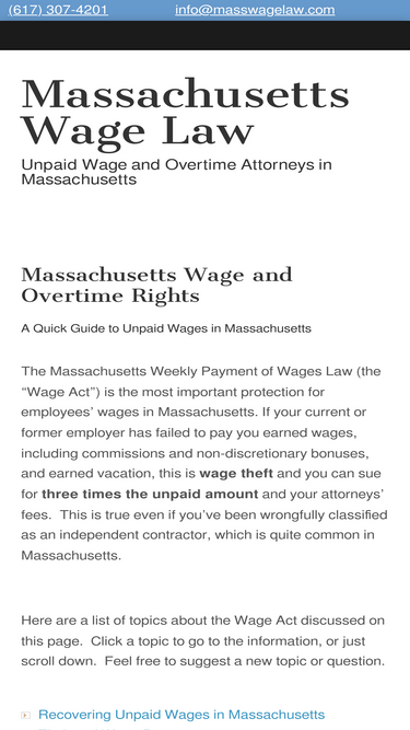 masswagelaw.com
