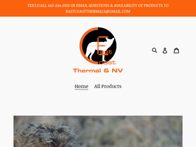 eastcoastthermals.com homepage screenshot