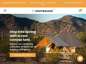 'whiteduckoutdoors.com' screenshot