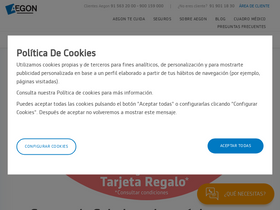 'aegon.es' screenshot