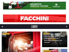 'caminhoes-e-carretas.com' screenshot