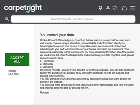 'carpetright.co.uk' screenshot