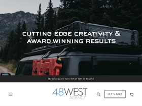 48westagency.com homepage screenshot