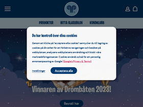 'hemglass.se' screenshot