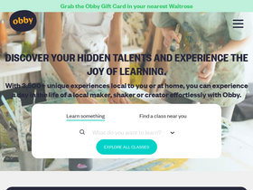 'obby.co.uk' screenshot