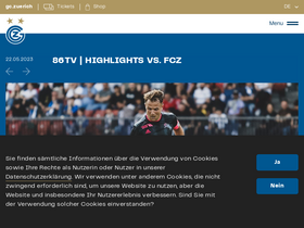 'gcz.ch' screenshot