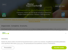 'mutuisupermarket.it' screenshot