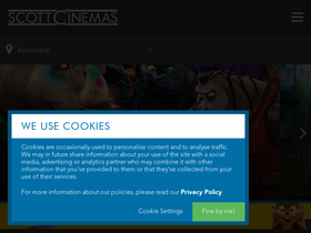 'scottcinemas.co.uk' screenshot