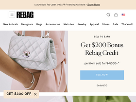 'rebag.com' screenshot