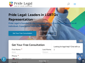 'pridelegal.com' screenshot