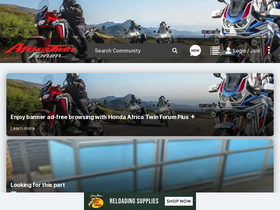 'africatwinforum.com' screenshot