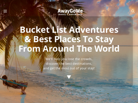 'awaygowe.com' screenshot