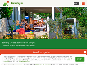 'camping.hr' screenshot