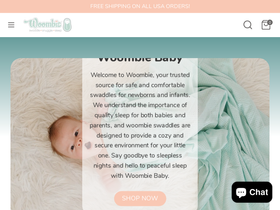 woombiebaby.com homepage screenshot