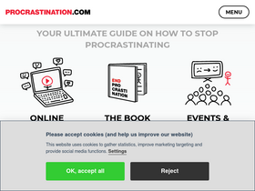 'procrastination.com' screenshot