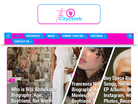 'thecityceleb.com' screenshot