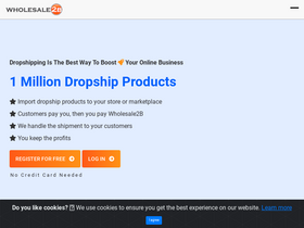 'wholesale2b.com' screenshot