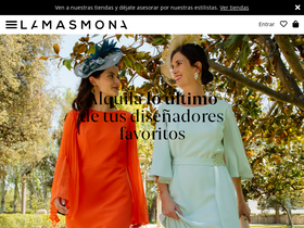 'lamasmona.com' screenshot