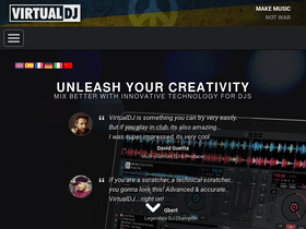 'virtualdj.com' screenshot